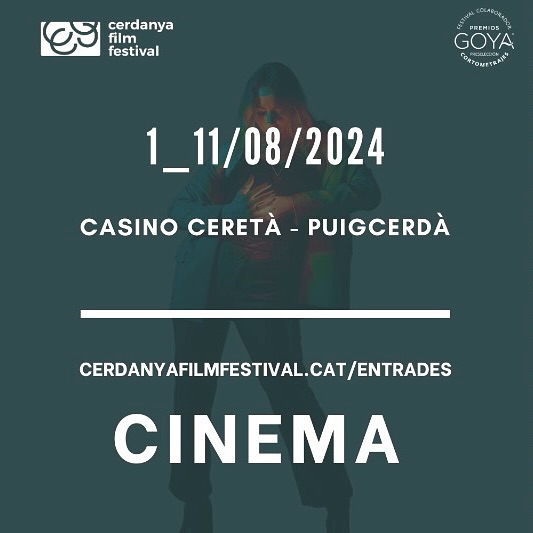 Activitat | Cerdanya Film Festival
📅 De l'1 a l'11 d'agost
⏰ Diferents horaris
📍 Diversos espais a Puigcerdà (Girona)
#audiovisual #projeccions #cultura <a href="/filmcerdanya/">Cerdanya Film Commission</a>
👉 jovecat.gencat.cat/ca/actualitat/…