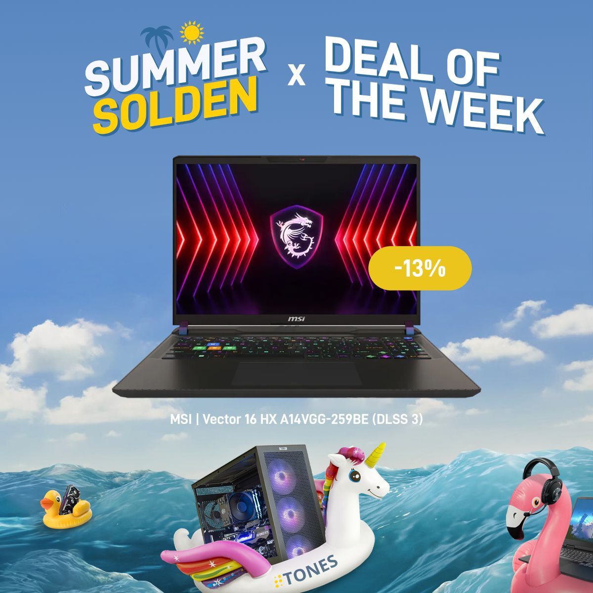 Deal of the Week Alert! 🔔 

Save 250 EUR on the Vector 16 HX A14VGG-259BE!

👉 buff.ly/3Se7iB1