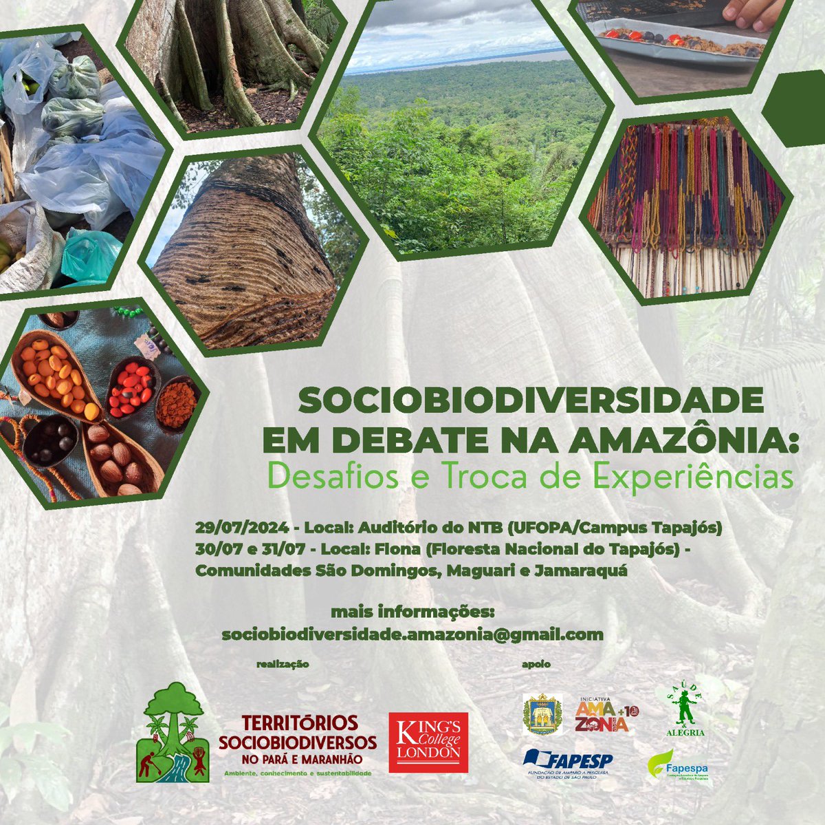 Na proxima semana estaremos ampliando as coversas sobre a sócio biodiversidade na amazonia com todas essas experiencias incriveis