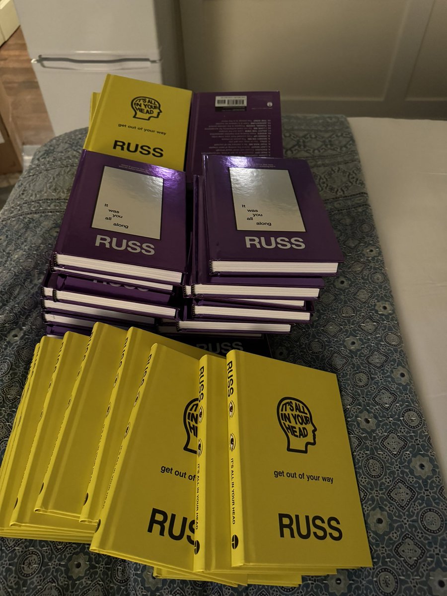 russdiemon's tweet photo. so proud that these exist and that I’ve contributed them to the world and thankful that so many people have been open to receiving the message 

it’s just nuts to be able to have my belief systems at various points in my life written down and saved for eternity. hella cool lol https://t.co/XWsBnlneNg