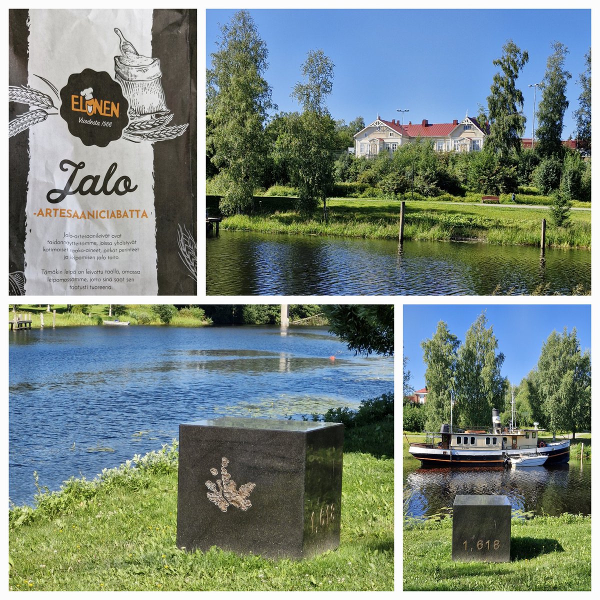 Leenakilp's tweet photo. Ulkoilureitin varrella. Poikkesin Elosen leipomomyymälässä: monenlaisia leipiä ja leivonnaisia. Jotakin valikoitui myös mukaani 🌞
https://t.co/1rWnPiWdvM
#kesä #Elonen #Jämsä #Jämsänjoki https://t.co/cPB9EWG1DC
