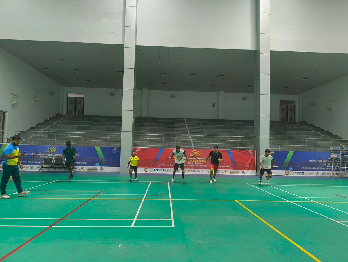 GKEHPC's tweet photo. The Paralympics Tournament Camp is going on
 Dr. Shakuntala Misra National Rehabilitation University.
 
"Where champions are made and dreams take flight."
#Paralympics #Paris2024 #Olympics #OlympicGames https://t.co/uHKqTzC5bc