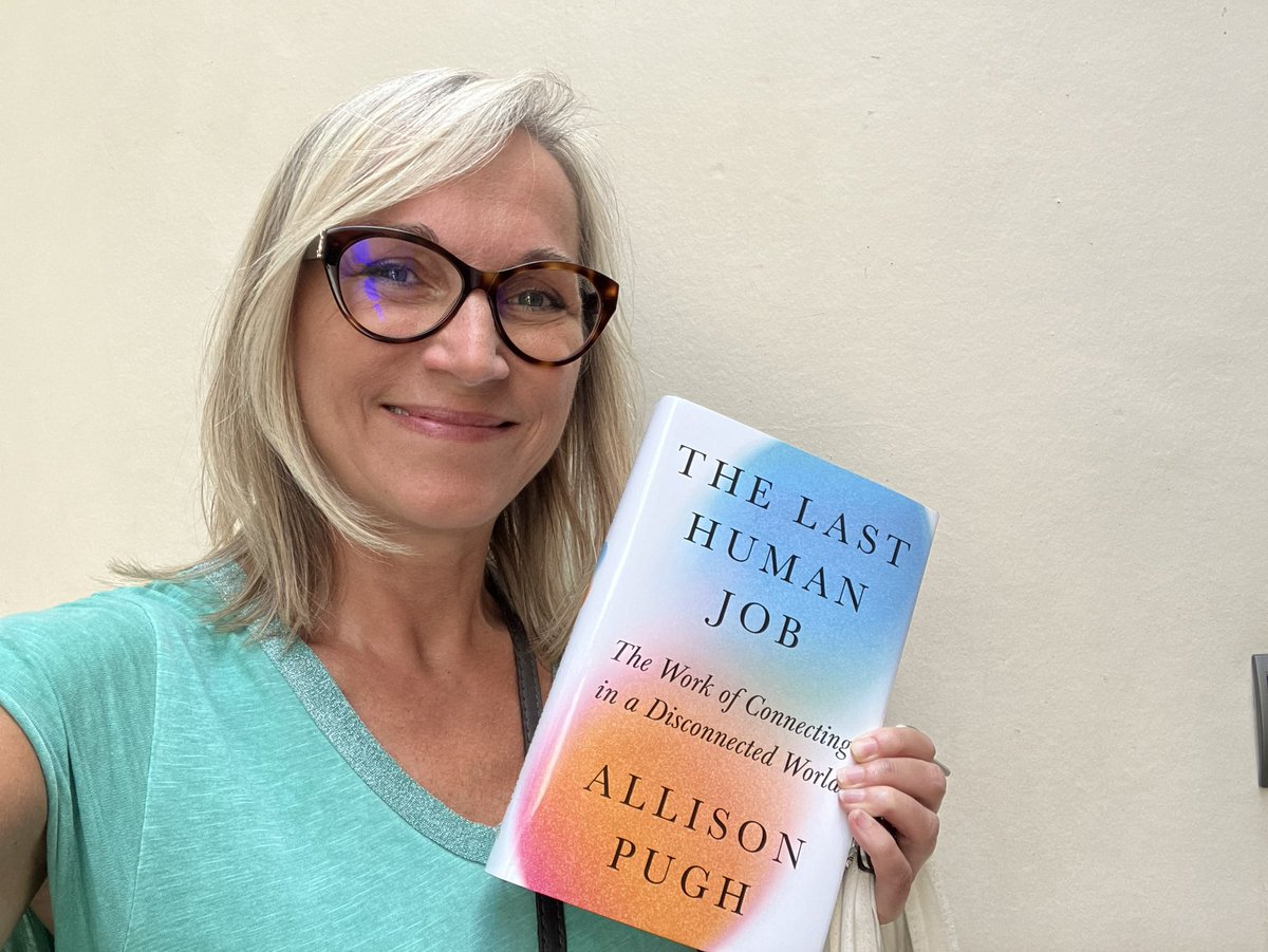 Just received and can’t wait to read! <a href="/allison_pugh/">Allison Pugh</a> 😊