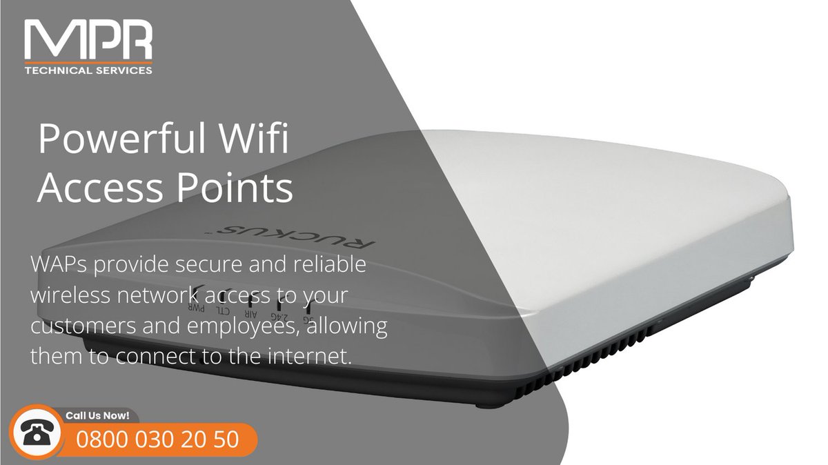 MPR_Technical's tweet image. Frustrated with weak Wi-Fi? MPR Technical Services boosts your signal strength, indoors &amp;amp; out. Strategic access points + heat maps = no more dead zones. #StrongSignal #WiFisolutions #MPRTech