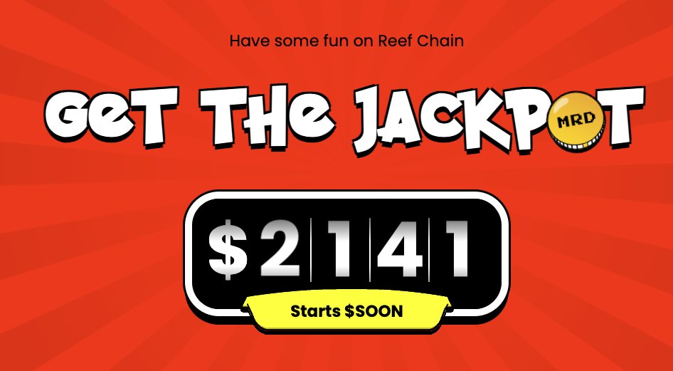 mrdapps_evm's tweet photo. Arrr! 🦀

Someone just won 119 MRD with a ticket cost of 5 USD. This is amazing! 😀 Next rounds will open today!

Start gambling today:
https://t.co/PRey5BizKX

#MRD #MrDapps #Lottery #Reef https://t.co/My5KvQ2uyk