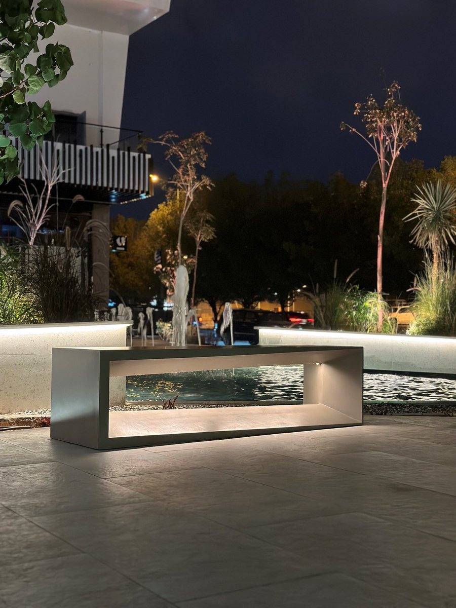 salandscapeco's tweet image. The placement and design of seating elements are thoughtfully chosen to create a comfortable and relaxing environment for visitors. Adding lighting to these benches enhances safety, aesthetics, and functionality, making the space more inviting and usable at night.

#seatingarea