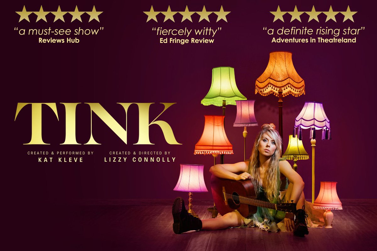 Following a sold-out run at last year's Edinburgh Fringe, <a href="/tink_the_play/">TINK</a> transfers to <a href="/TheOtherPalace/">The Other Palace</a> Studio for a strictly limited 2-week run from 8th - 20th October.
Tickets on sale now from theotherpalace.co.uk/tink
