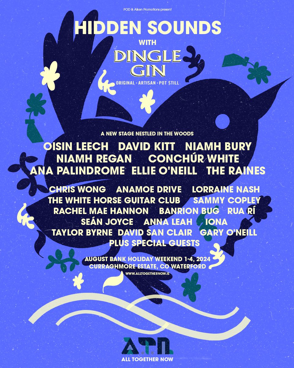 Rachel Mae Hannon (@rachelmaehannon) on Twitter photo I can’t wait for this! I will be playing at <a href="/ATNfestival/">All Together Now</a>
on the evening of Friday the 2nd of August at the Dingle Gin Hidden Sounds stage. Who’s going? Hopefully I will see you there 🌞🌞🌞 I can’t wait for this! I will be playing at <a href="/ATNfestival/">All Together Now</a>
on the evening of Friday the 2nd of August at the Dingle Gin Hidden Sounds stage. Who’s going? Hopefully I will see you there 🌞🌞🌞