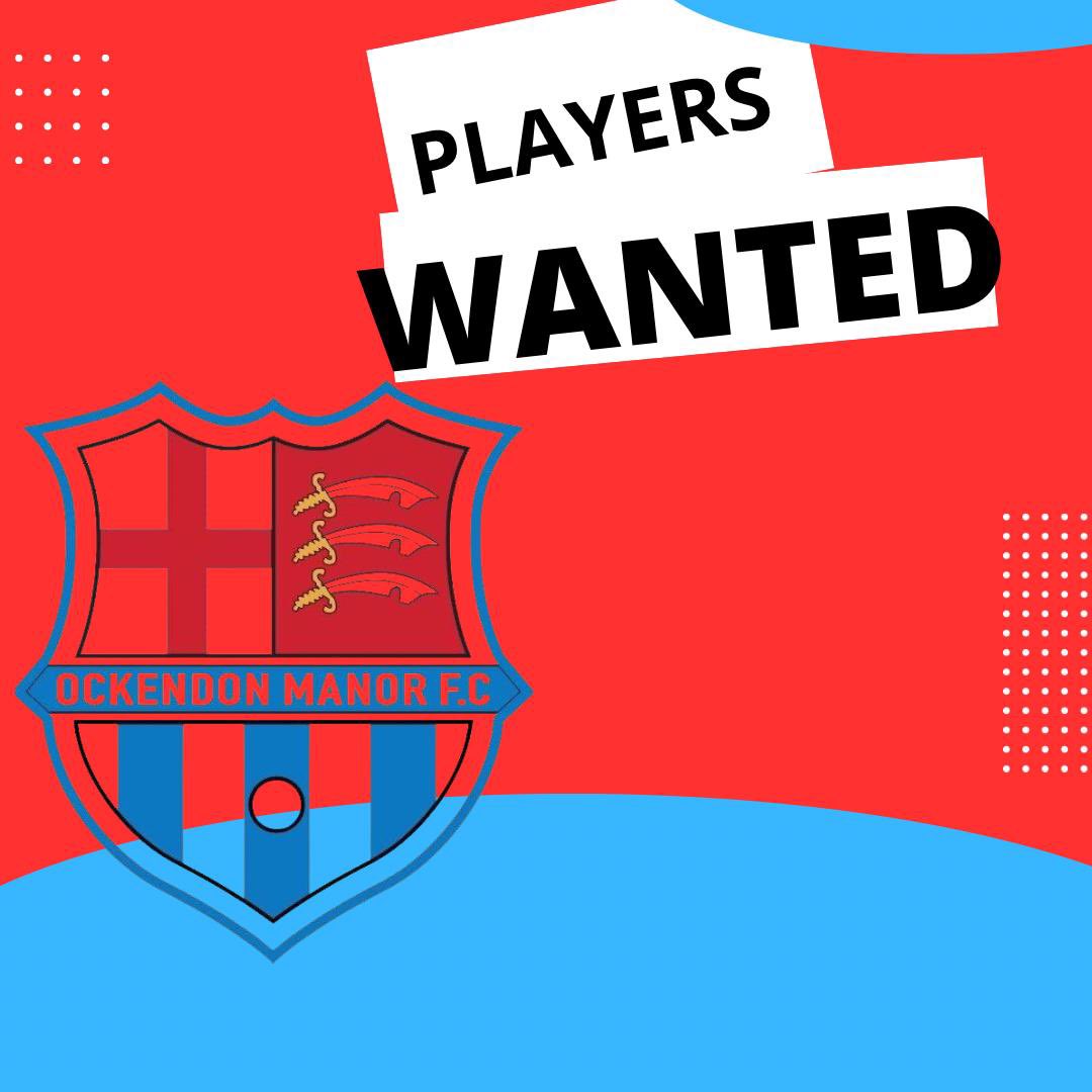 Ockendon Manor Reserves (@ockmanorres) on Twitter photo After back to back promotions we are looking to strengthen our squad for the upcoming season in Division 1 of <a href="/ThurrockASL/">Offical Thurrock Association Sunday League</a>.
We have friendlies booked for most Sundays leading up to the new season so if you are interested then please get in touch. 🟥🟦 After back to back promotions we are looking to strengthen our squad for the upcoming season in Division 1 of <a href="/ThurrockASL/">Offical Thurrock Association Sunday League</a>.
We have friendlies booked for most Sundays leading up to the new season so if you are interested then please get in touch. 🟥🟦