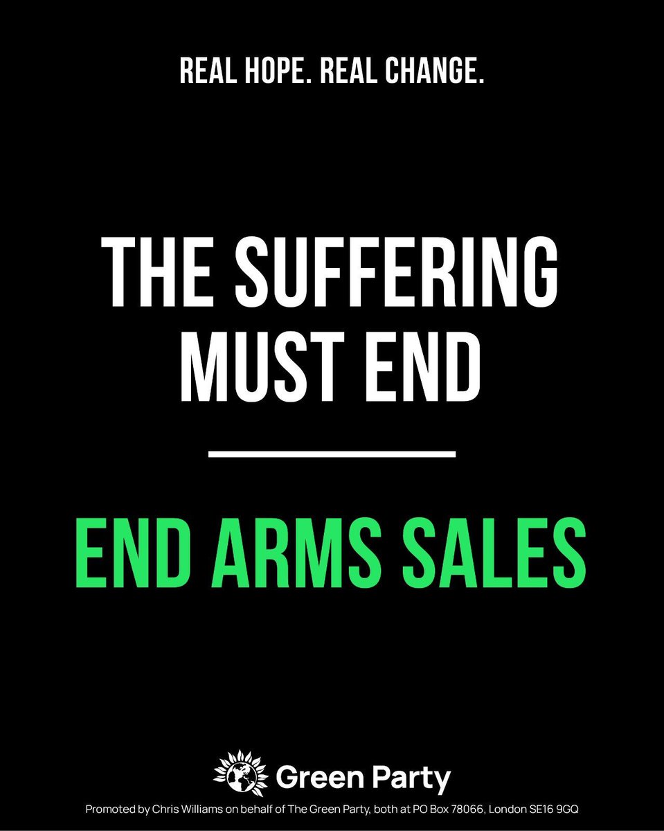 400,000 residents have been ordered to leave Khan Younis in Palestine as dozens more are killed by Israeli attacks.

Green MPs will continue pushing for an immediate end to arms sales to Israel.

The suffering must end.