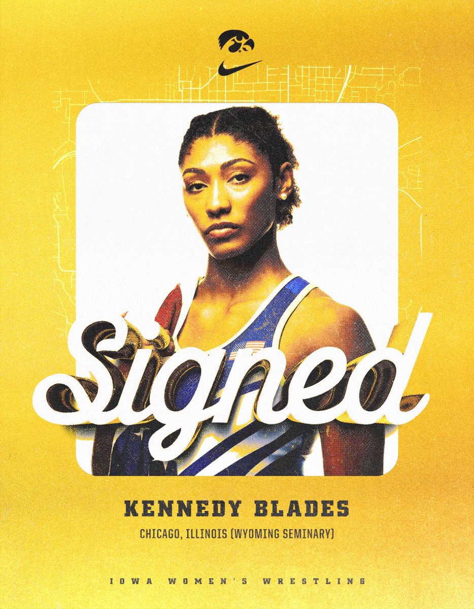 kennedyblades's tweet photo. This is going to be a fun chapter 🐤 @IowaW_Wrestling https://t.co/H4TqTqu1To