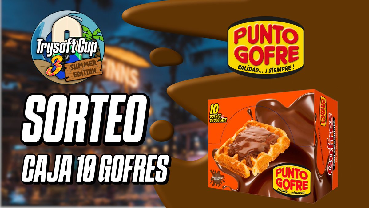 🧇SORTEO🧇

Los amigos de <a href="/puntogofre/">Punto Gofre | Verdaderos gofres belgas</a> sortean una CAJA de 10 GOFRES con chocolate por la Trysoft Cup!

Para participar
✨Seguir a <a href="/introCoffee24/">Dra. Coffee ☕</a> y <a href="/puntogofre/">Punto Gofre | Verdaderos gofres belgas</a> 
🔁RT
🙋🏼‍♀️Mencionar a un amigo
💬Comenta con qué los acompañarías! Fresas? Plátano?

Hasta el 🧡DOMINGO🤎 en la FINAL