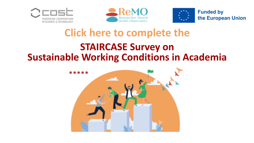 Eurodoc's tweet photo. 👩‍💻 Fill out the STAIRCASE Survey today and help shape the future of academia!
📜It seeks to identify factors that promote sustainable working conditions in academia. Dont miss this chance to change academic working conditions for the better!

https://t.co/6VCmXbo4U1 https://t.co/nNB3DhC1NI