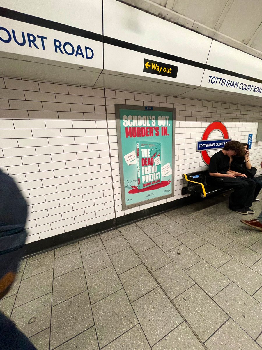 mirandajewess's tweet photo. I found @JoWallaceAuthor and #TheDeadFriendProject at Tottenham Court Road! 🍷 🍷 🍷 https://t.co/DsNhc936GD