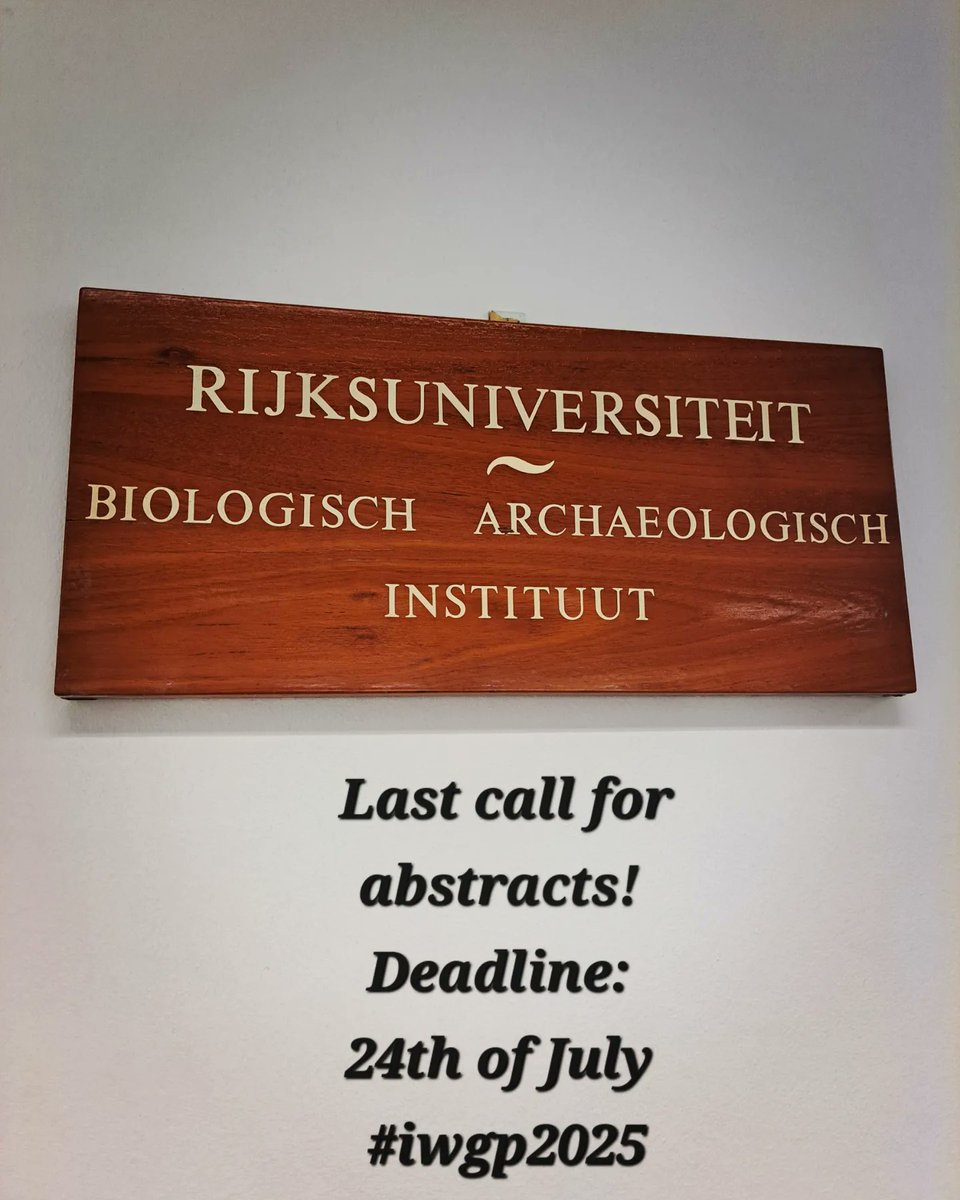 iwgp2025's tweet photo. Archaeological Institute in Groningen since its foundation, 104 years ago, represented a bridge between nature and culture. 

Join us for the upcoming IWGP conference, returning to Groningen again after 42 years! 

𝗟𝗮𝘀𝘁 call for abstracts! 🇳🇱🌷 https://t.co/EHykXu5M6I