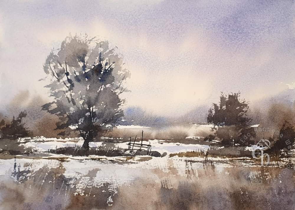 Edo Hannema Watercolour Art (@edohannema) on Twitter photo The Grey Tree
Qrt sheet 640 grams Saunders Waterford rough
Princeton 1" and 2" Hake
Princeton Rigger
Maimeri Pigments
Raw Sienna
Alizarin
Burnt Umber
Neutral tint
Ultramarine Blue
<a href="/StCuthbertsMill/">St Cuthberts Mill</a>
Industria Maimeri
Princeton Artist Brush The Grey Tree
Qrt sheet 640 grams Saunders Waterford rough
Princeton 1" and 2" Hake
Princeton Rigger
Maimeri Pigments
Raw Sienna
Alizarin
Burnt Umber
Neutral tint
Ultramarine Blue
<a href="/StCuthbertsMill/">St Cuthberts Mill</a>
Industria Maimeri
Princeton Artist Brush