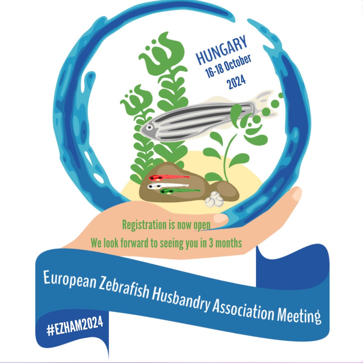 Registration for the European Zebrafish Husbandry Association Meeting is now open
We look forward to seeing you in 3 months

ezham2024.hu/index.php/regi…

#EZHAM2024 #zebrafish <a href="/AALASnational/">AALAS</a> #FELASA