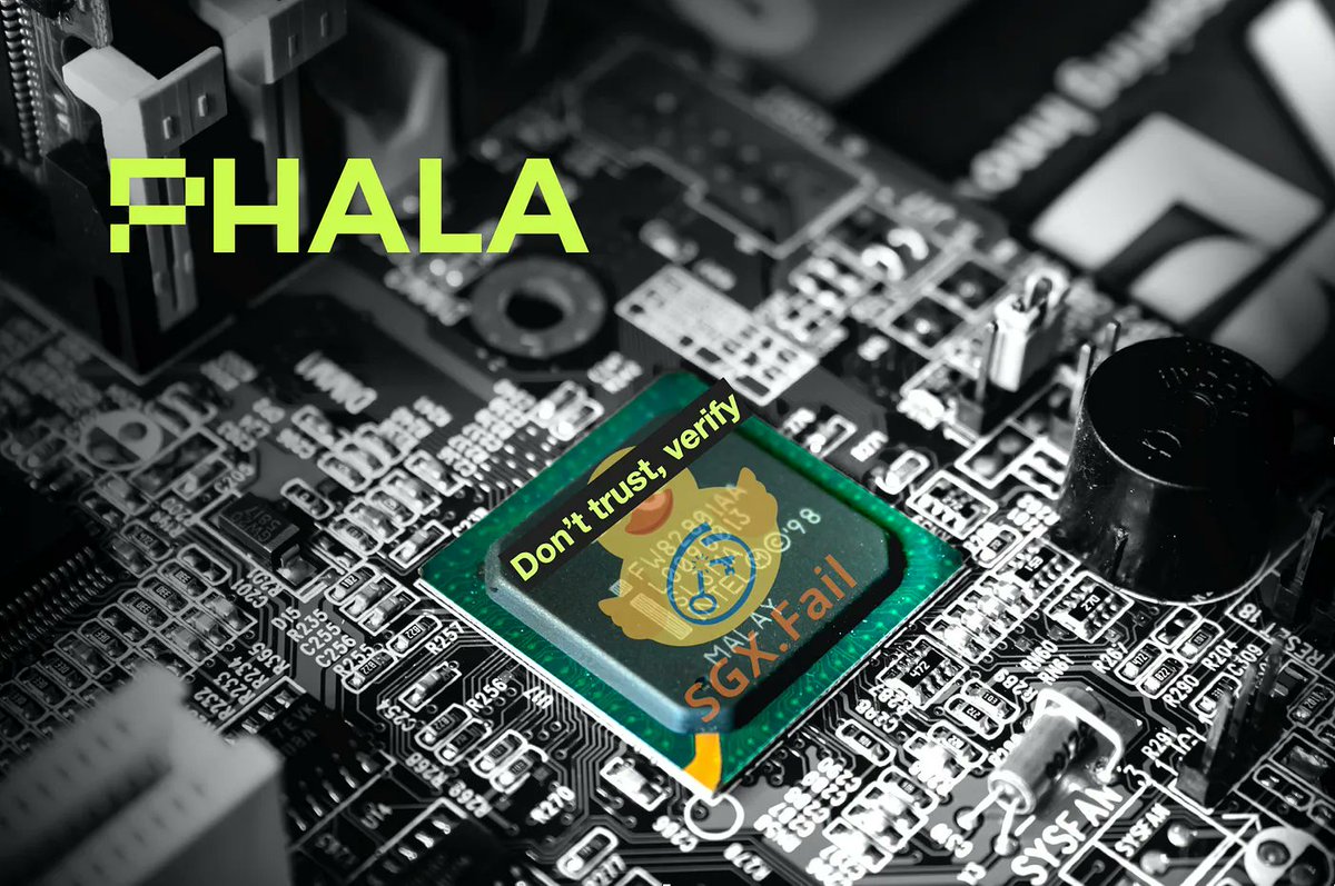Dima35109517's tweet photo. 👏Friends, if you want to learn more about the technical workings of #PhalaNetwork, I invite you to read the still relevant article by Shelven. The article provides a comprehensive #Technical analysis explaining why Phala will remain unaffected by the #IntelSGX chip vulnerabilities🚀
🔐It’s understandable that users have concerns about potential vulnerabilities in #TEE from various adversaries. #Phala approach is proactive and transparent, addressing these issues head-on. By implementing #Mechanisms such as key rotation, Phala enhances the robustness of its TEE Network, demonstrating its commitment to maintaining a #Secure and reliable platform🌐
🔥This article is reassuring, emphasizing Phala dedication to #Security and resilience in the face of potential threats. Phala is one of the few #Ecosystem that uses truly revolutionary technical #Development to solve modern problems🧩