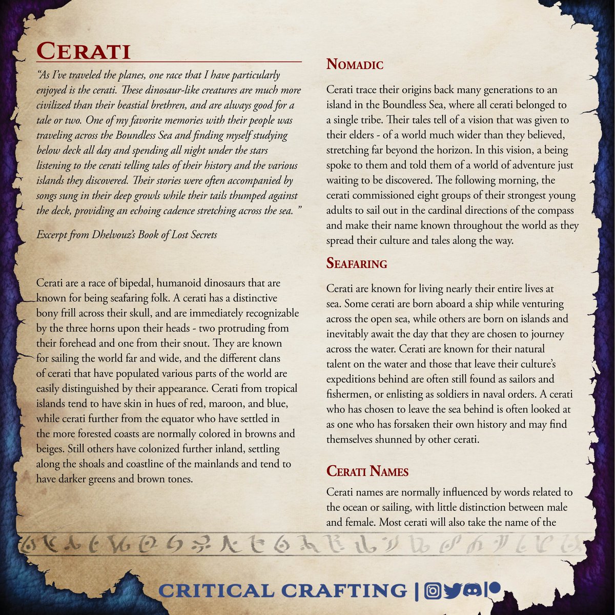 Dillon Olney | Critical Crafting tweet media