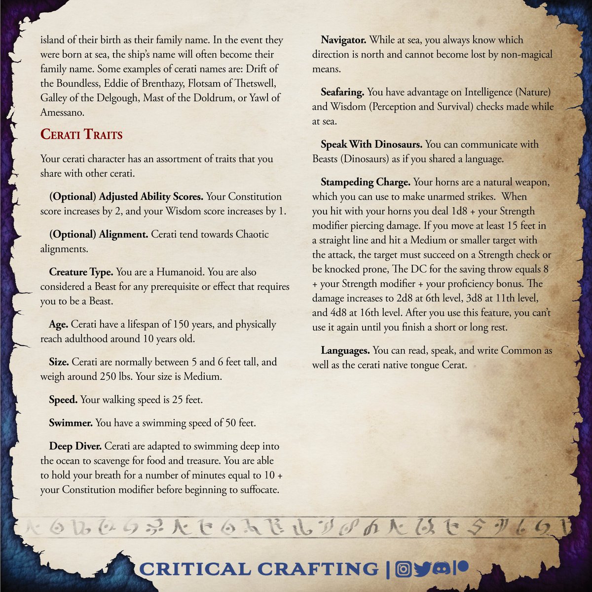 Dillon Olney | Critical Crafting tweet media