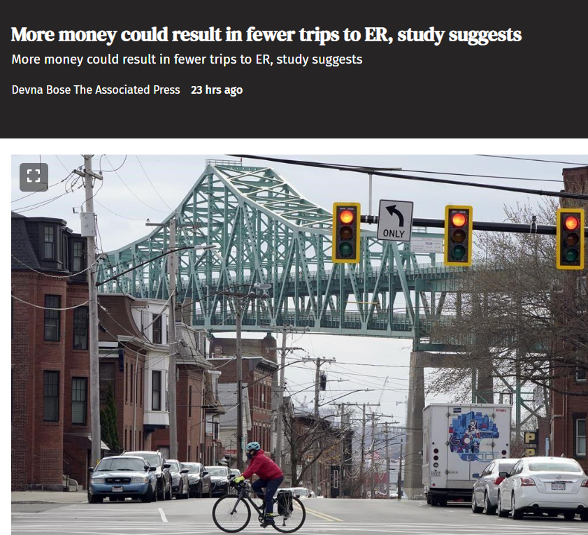 ubi_works's tweet photo. US researchers found that people who got a basic income of up to $400/mo used the ER less.

Similarly, the 1970s Mincome Project found that hospitalizations dropped 8.5%. The cost of poverty on Canada's healthcare is at least $7.6B, making basic income an important investment.