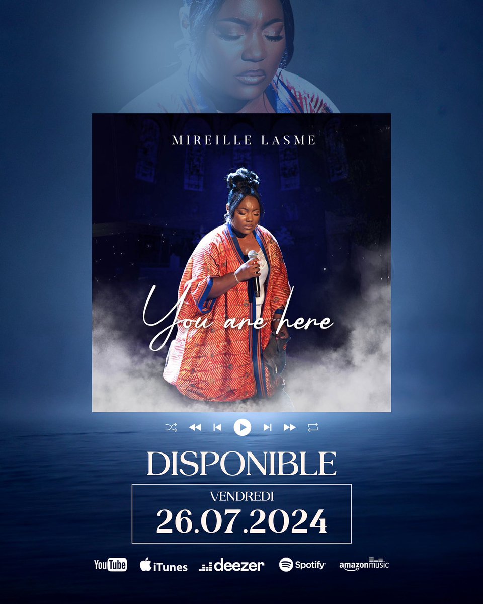 mireillelasme's tweet photo. 🌟 Nouvelle Sortie d'Album ! 🌟

J-3 avant la sortie officielle de« You are Here » 💿, qui sera disponible sur toutes les plateformes de téléchargement.

#NouvelAlbum #SortieAlbum #Musique2024 #26Juillet2024 #GospelMusic #J3 https://t.co/UwjCvuAd0X