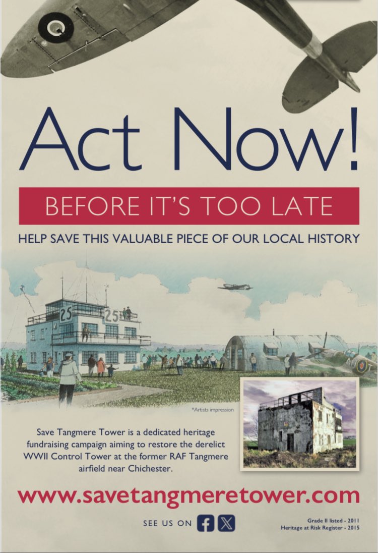 Save Tangmere Tower tweet media