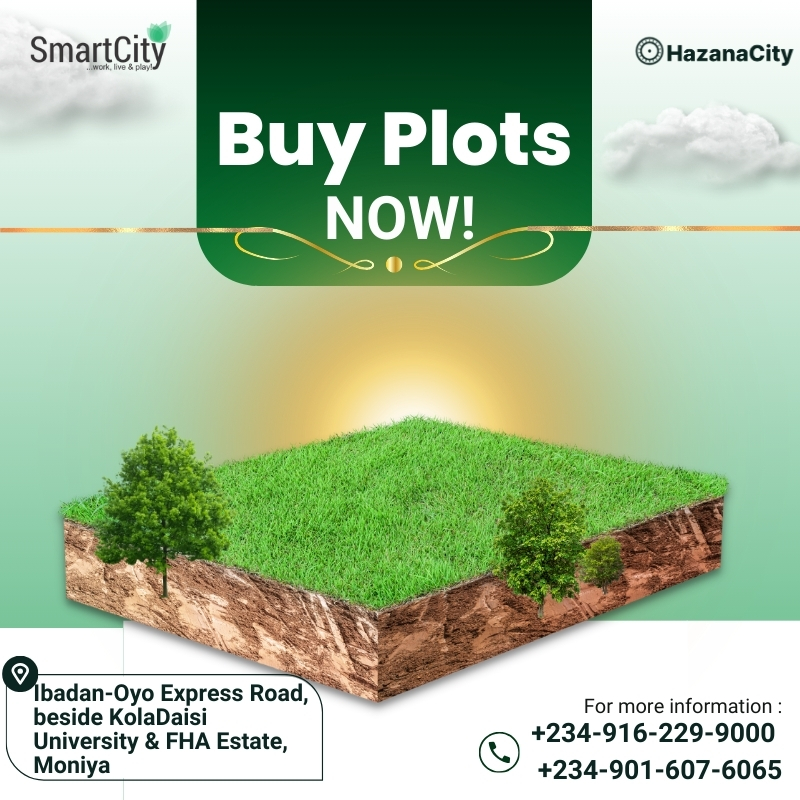 🌳 Why Choose HazanaCity?
✅ Prime, Strategic Location
✅ Exceptional Quality of Living
✅ Prestigious Community

📞 For more information, contact us:
+234-916-229-9000
+234-901-607-6065