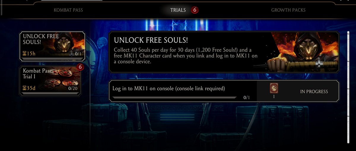 Febri_Maulana's tweet photo. @MKMobileGame Hi there, 

Febri from Indonesia. 
Wanna tell you something. 
It's been 5 days, and its continuous. There is no daily task anymore? 

- Game : Mortal Kombat Mobile
- Platform : Android
- Issue : No daily task https://t.co/tUyEuMHMOO