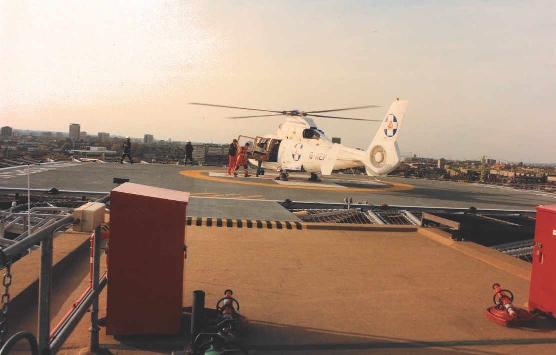 LDNairamb's tweet photo. Our first helicopter, known as the 'White Dauphin' 🚁

📷 Stuart Clements https://t.co/SoIJQulTjp
