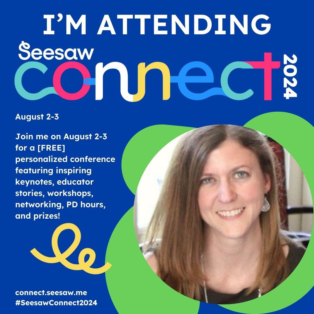 pettykinderkins's tweet photo. Mark your calendars for August 2-3, 2024, for Seesaw's two-day [FREE] personalized conference packed with inspiring keynotes, educator stories, workshops, networking, PD hours, and even door prizes! 🚀 @Seesaw https://t.co/skmHDal8cO