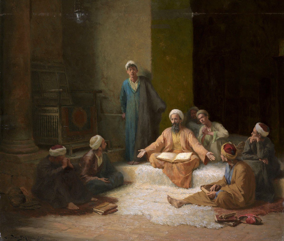 Jawnmard1's tweet photo. The Sufi has four enemies: the ego (nafs), this world (dunyā), stubborn folly (hawā), and the Devil (Shayṭān).

#tasawwuf 
#sufism https://t.co/z40mN7xNNj
