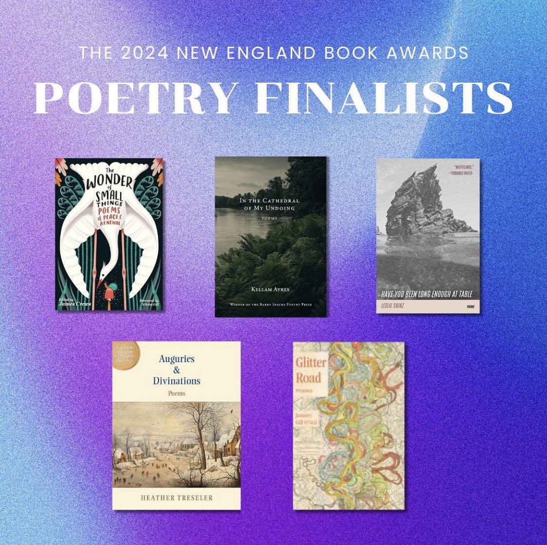 Thrilled to share that In the Cathedral of My Undoing is a finalist for the 2024 New England Book Awards! ✨ Gratitude to <a href="/NEIBAbooks/">New England Independent Booksellers Association</a> for this honor &amp; thanks to <a href="/GunpowderPress/">Gunpowder Press</a> and The Vermont Bookshop for their support. Huge congrats to all the finalists! 🎉#NewEnglandBookAwards