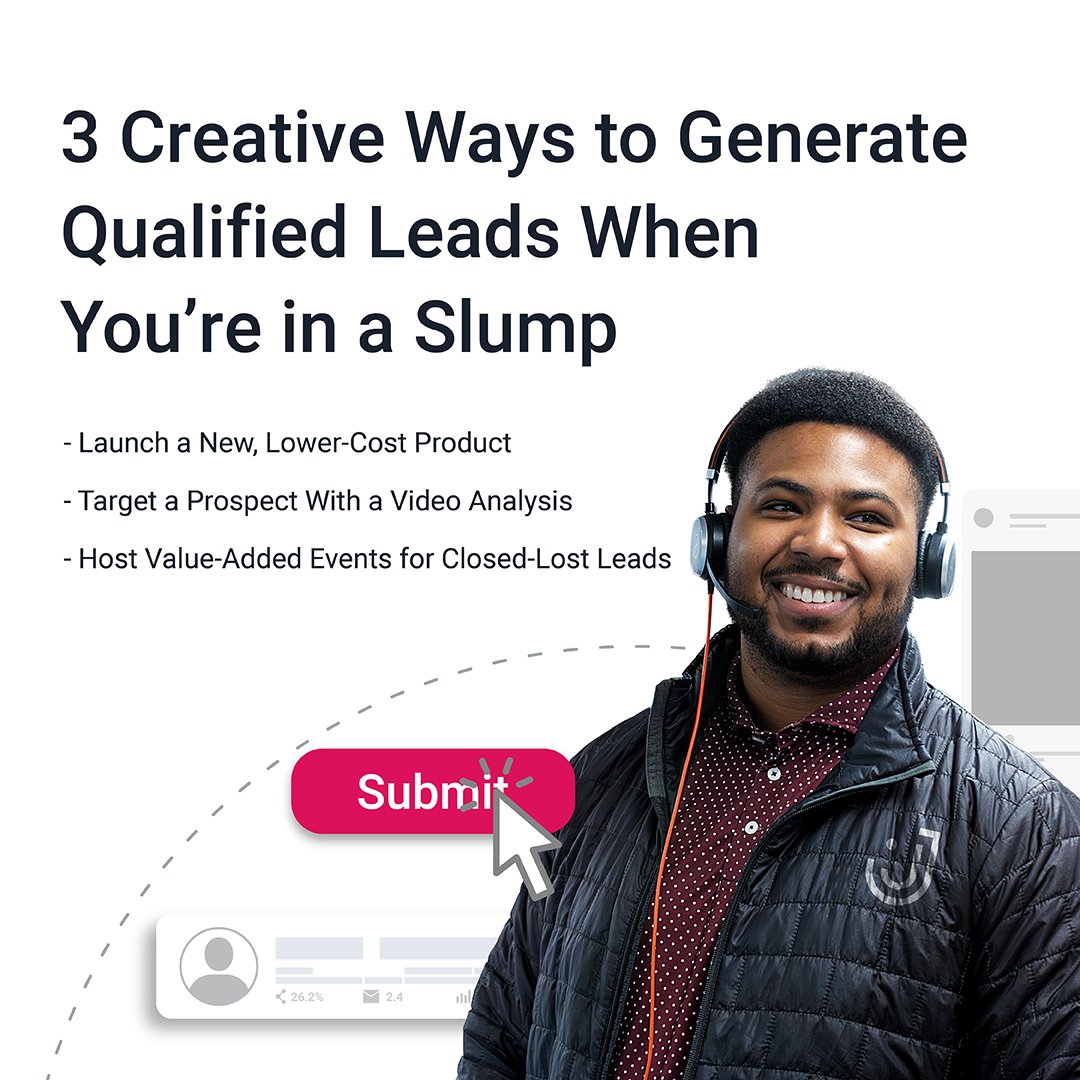 In his most recent <a href="/BuiltIn/">Built In</a> article, Jarron Vosburg, VP of Growth, shares 3 creative ways to generate qualified leads when you're in a slump.

Check out the full article for more detail about how he implemented each approach at JumpCrew: hubs.ly/Q02HFDb10