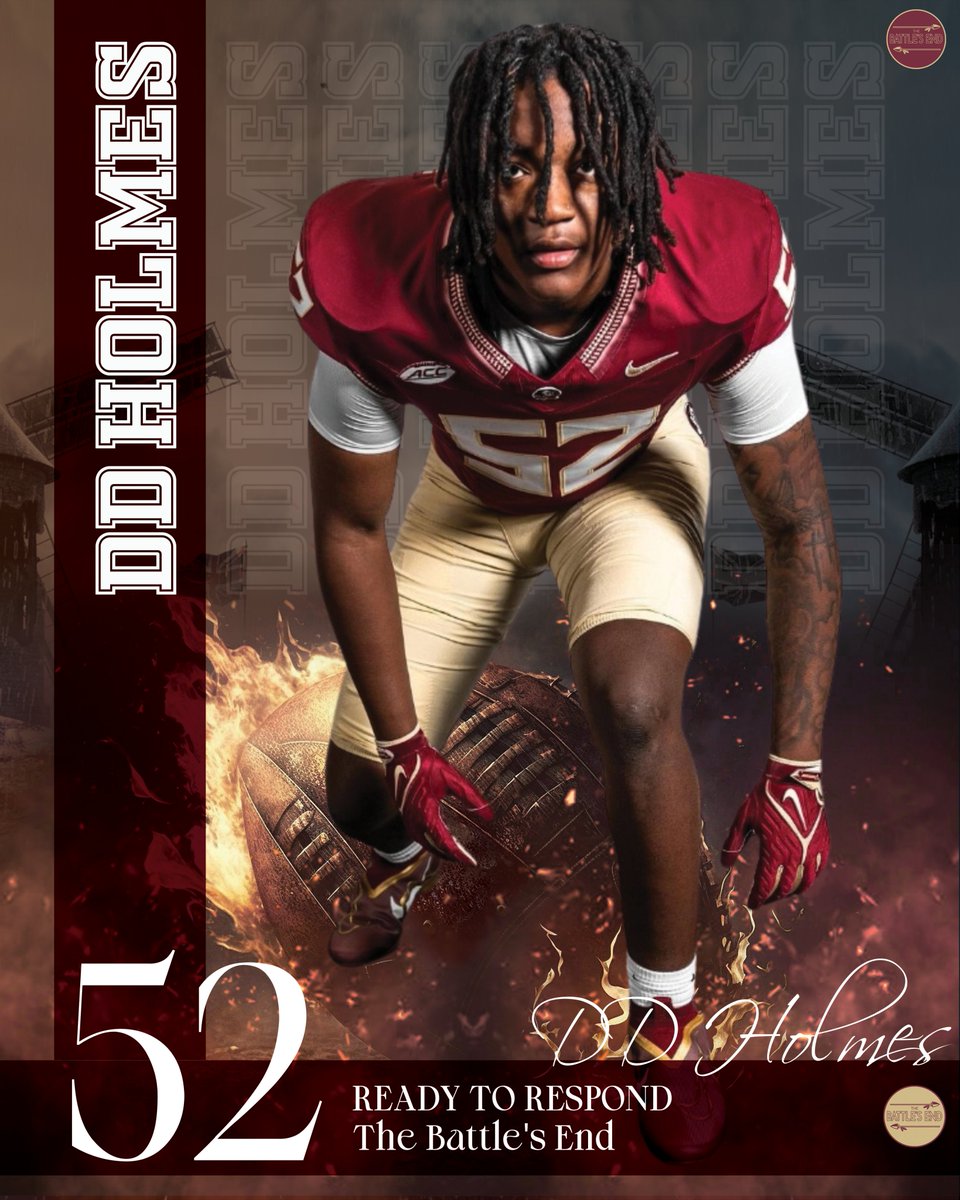 The Battle's End (@thebattlesend) on Twitter photo We are excited to announce the addition of <a href="/danielholmes00/">Daniel (DD) Holmes</a> to The Battle's End!
Welcome to the family, young man!
Directly support DD and other FSU Players by joining The Battle's End at
thebattlesend.com/pages/join-the…
#ReadytoRespond We are excited to announce the addition of <a href="/danielholmes00/">Daniel (DD) Holmes</a> to The Battle's End!
Welcome to the family, young man!
Directly support DD and other FSU Players by joining The Battle's End at
thebattlesend.com/pages/join-the…
#ReadytoRespond