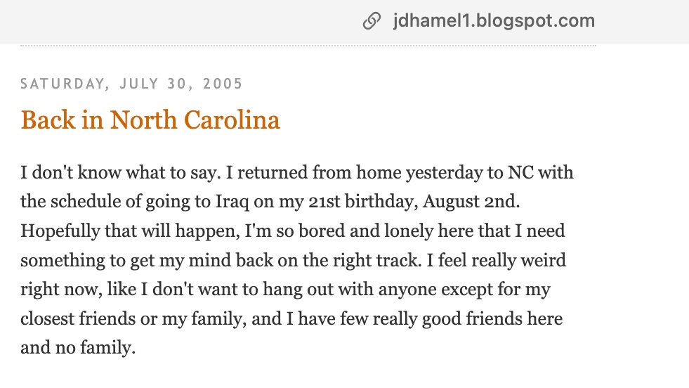 snmrrw's tweet photo. JD Vance's blog from 2005 tells of an emotional day where he "felt more like a female than I ever have or will," and explains he can't watch Zach Braff's 'Garden State' because "New Jersey's landscape is so much like Ohio's, the music is so relevant to my life right now." https://t.co/UtvxlulAaY