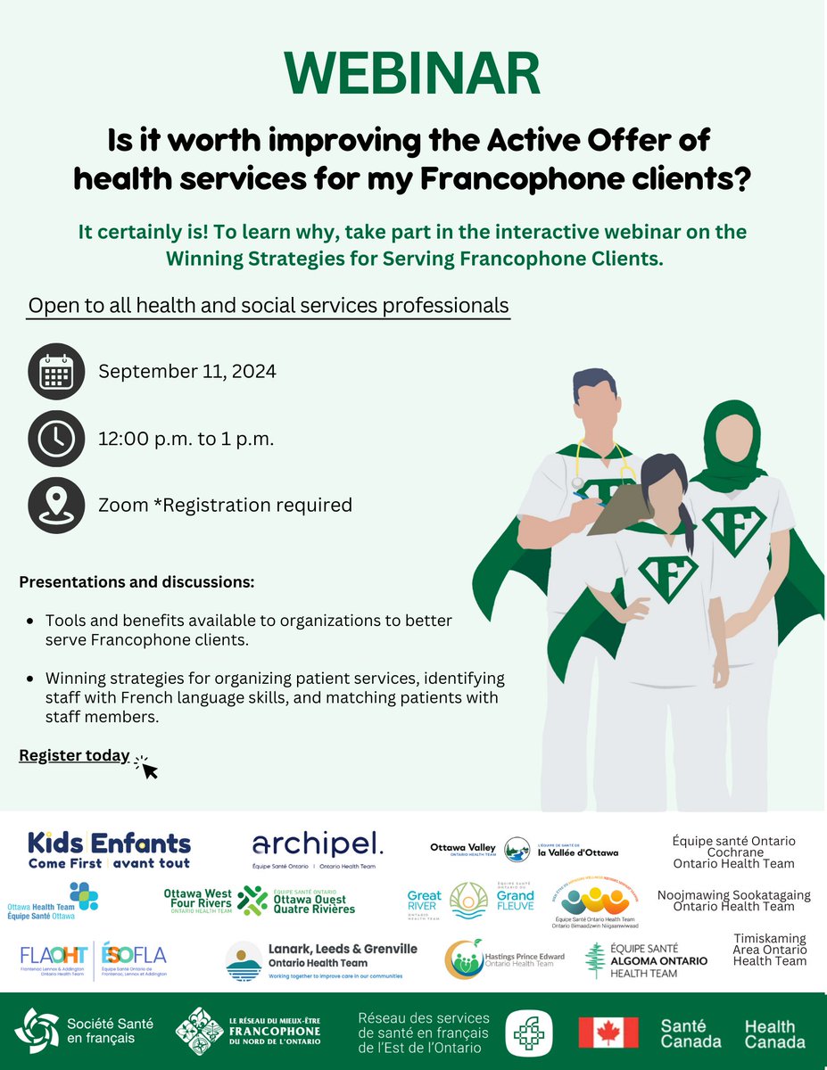 rmefno's tweet image. 💻 Le Réseau offre un webinaire sur les Stratégies gagnantes pour servir la clientèle francophone
💻 The Réseau is offering a webinar on Winning Strategies for Serving Francophone Clients
app.smartsheet.com/b/form/3df6271…