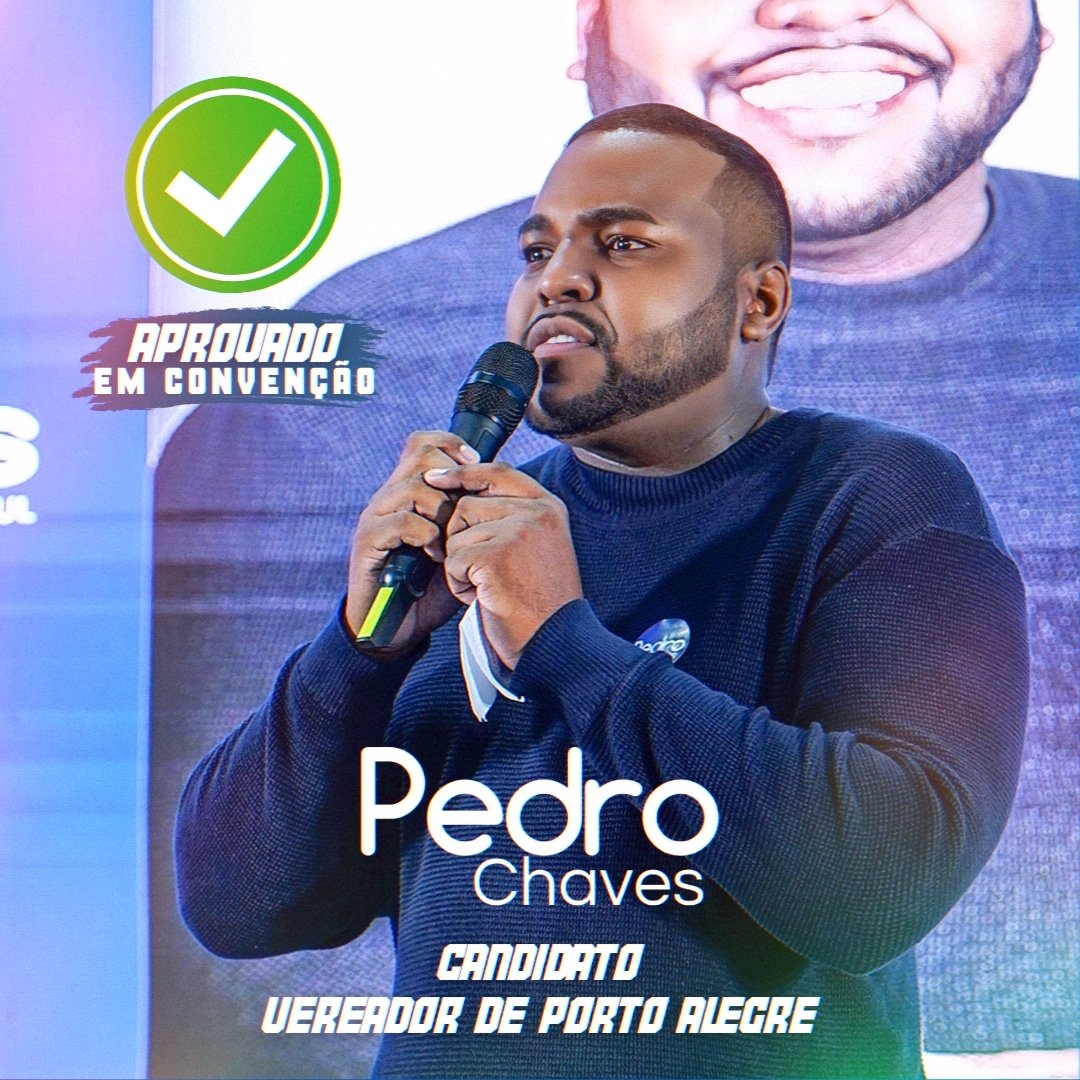 pedrochavesrs's tweet photo. AGORA É OFICIAL! NOME APROVADO NA CONVENÇÃO DO PODEMOS DE PORTO ALEGRE!

Emoção que não cabe no peito! Com muita força, coragem e garra pra vencer, a base vem com tudo! ✊🏿

#JuntosPodemos #ConvençãoPodemosPortoAlegre https://t.co/bPcgm135IE