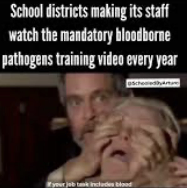 JeffJefflynn1's tweet photo. Between the school district &amp; NMAA, 26 videos to watch this year!!  None of the content ever changes.  At some point we learn the material.  We let kids CLEP out of classes. I get CYA but if we can pass the test why do we have to take the class. It’s a waste of time!!!!
#CYA
🤦‍♂️ https://t.co/9lS7NNBPbp