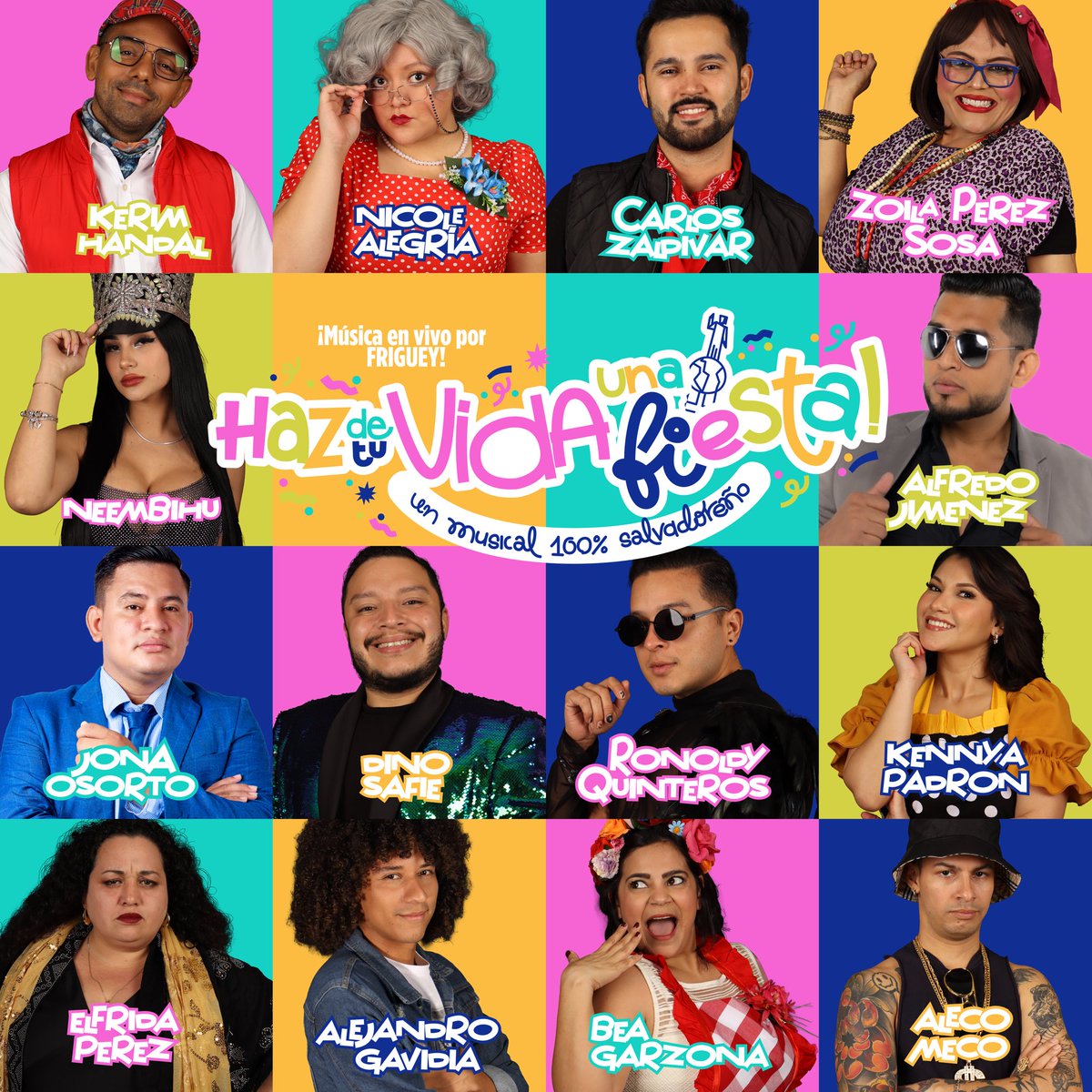 desde el 30 de Agosto estaré participando en la primera obra de teatro musical de música 100% Salvadoreña 🎉 si desean asistir les dejo el link, hasta miercoles si usan el codigo DINO25 tienen 25% off

¿Me ayudan compartiendo? Agradecere por siempre🙏
hazdetuvidaunafiesta.funcapital.com