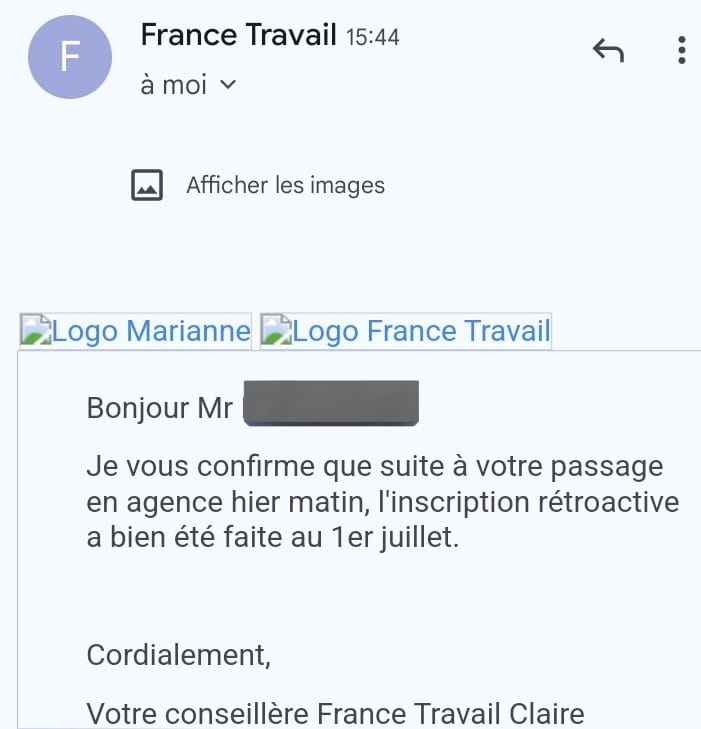 FaycalJelil's tweet photo. #QuandCestBienIlFautLeDire
Quand vous êtes au chômage et malade, les mêmes règles s'appliquent que les salariés : arrêt de travail, prévenir votre France Travail dans les 48 heures et la Sécurité sociale indemnise. Dès lors que votre arrêt maladie est supérieur ou égal à 15 jours, vous devez obligatoirement vous réinscrire à France Travail.
 
Dans ce cas, mon ami pensait que sa réinscriprion était automatique. Quelques jours plus tard, il décide de se rendre chez l'opérateur qui lui rappelle que sa réinscriprion est obligatoire, et que vu la date ses indemnités seraient réduites en juillet de 200 euros. Sous les conseils d'un agent, il décide de faire un courrier pour expliquer la situation. Ce jour, France Travail  a répondu favorablement à sa requête en acceptant son inscription rétroactive au 1er juillet.
 
France Travail et ses agents c'est aussi ceci : s'adapter aux situations humaines, répondre aux détresses sociales, être bienveillant avec les usagers et honorer le service public.