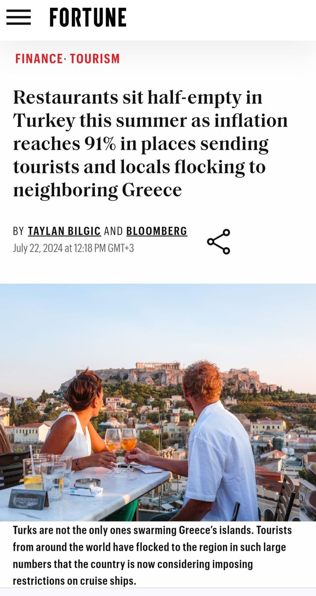The End of Being Robbed. Aegean and Mediterranean Hotels and Restaurants in Turkey are now harvesting their longtime exorbitant price policies. Turks are flocking to Greece for Better and Affordable Options (Kendi Vatandaşlarını Kalitesiz Hizmet ve Fahiş Fiyatla Soymanın Sonu)