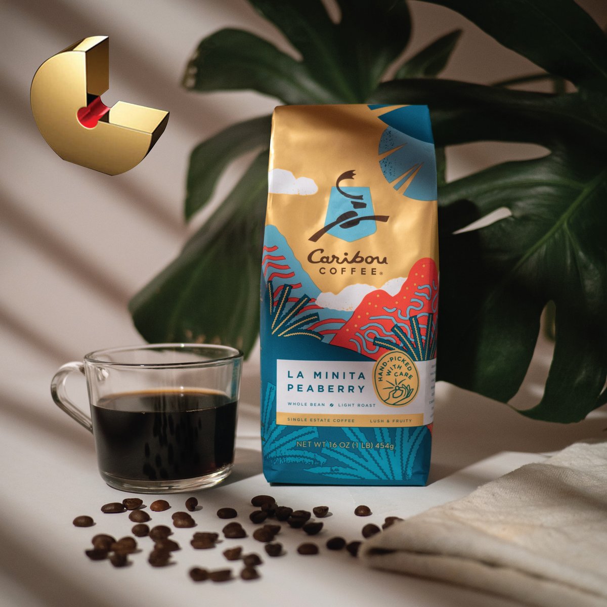 designcue's tweet photo. We’re excited to announce that three projects were awarded Gold in the 2025 @graphisinc  Design Awards.

Our work for Caribou Coffee, Kamora Coffee Liqueur and Leroux were honored. https://t.co/KJ6QgSy9RE