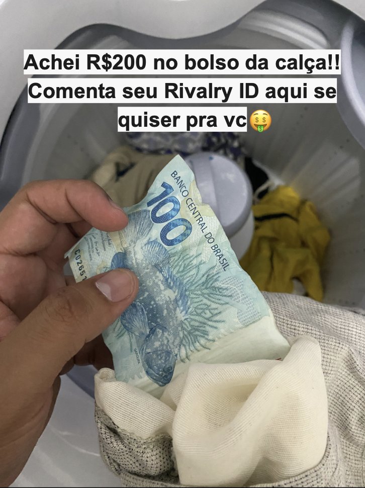rivalrybrasil's tweet image. Vou interpretar como um sinal do universo pra ajudar o próximo:
✨
Comenta seu Rivalry ID com uma mensagem daora, vou escolher duas pessoas pra levar R$100 em bônus.