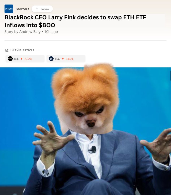 boodogsolana's tweet photo. Breaking News https://t.co/i4i3pMWvQd