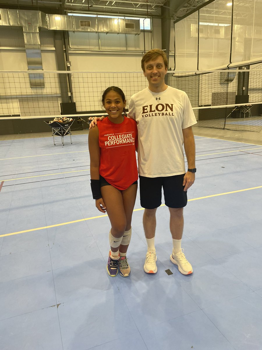 I had so much fun at the college exposure camp at Triangle Volleyball Club today!! I learned so much in such little time and the coaches were amazing!!