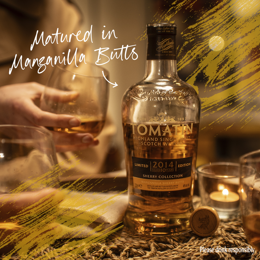 Tomatin1897's tweet photo. The Sherry Collection 1 of 3 — Manzanilla edition.
The first of three captivating expressions in our new Sherry Collection, the Manzanilla Edition is bottled non-chill filtered at 46% abv, and with natural colour.
Discover: https://t.co/LPscgdlSGD
#Tomatin #SherryCollection https://t.co/8RLHIvr7qR