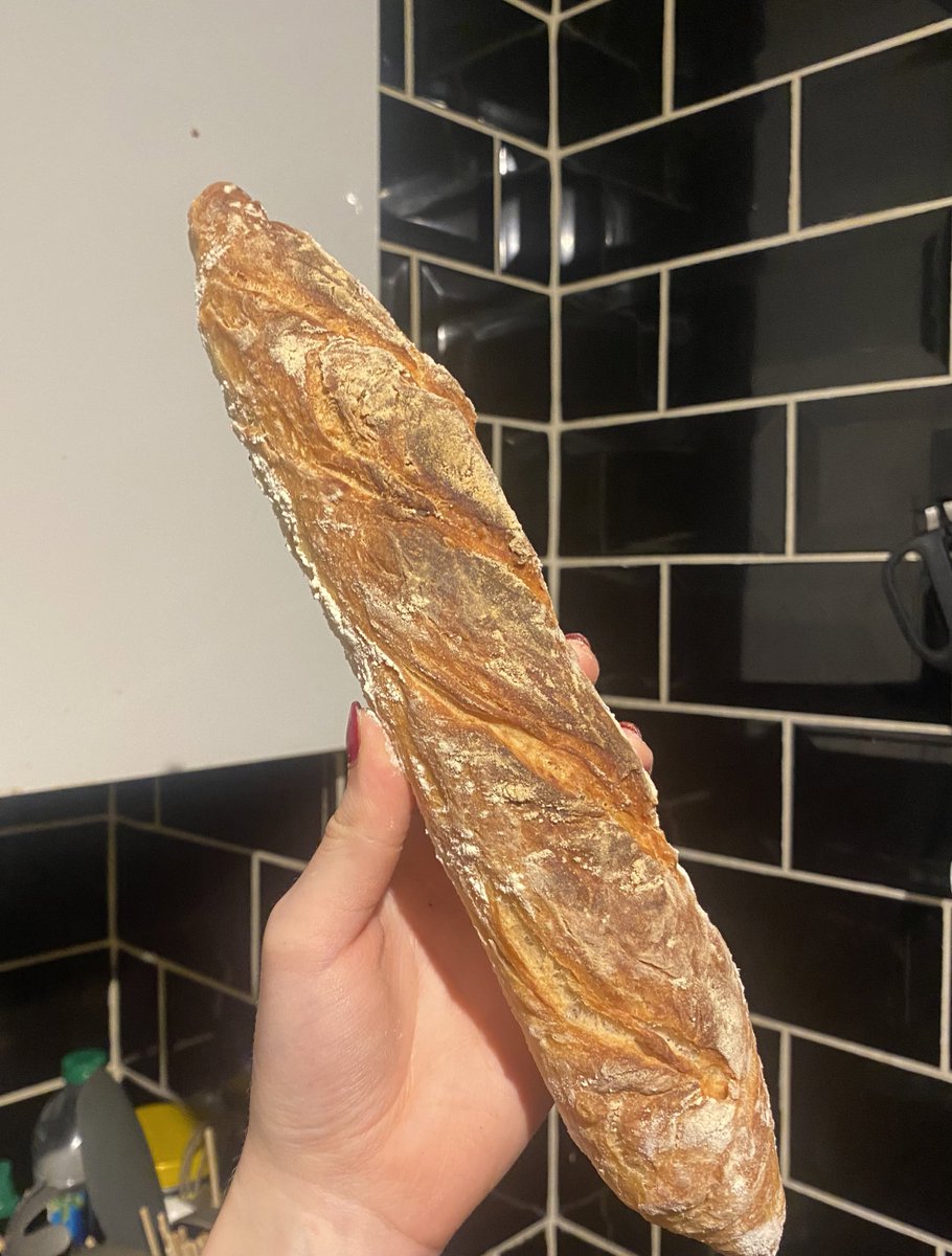 sky_libs's tweet image. First time making baguette 10/10 would make again