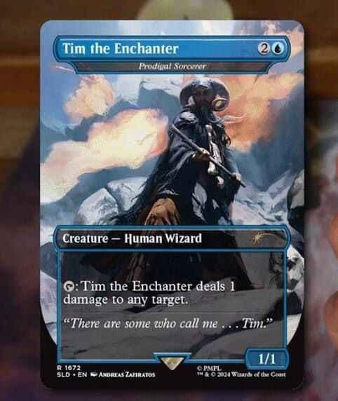 untapnl's tweet photo. Wizards of the Coast must be a fan of @TimmySchool , considering this upcoming Secret Lair release. This is totally awesome! 💙

https://t.co/mOWBFbJsAp https://t.co/8XhklFuAml