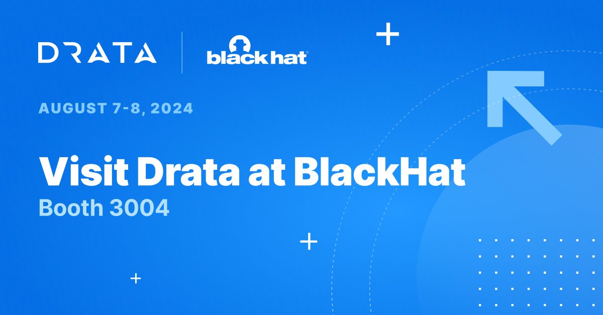 Vegas, here we come! 🎩✨

Gear up to meet the Drata team at booth #3004 during <a href="/BlackHatEvents/">Black Hat</a> on August 7-8 in Las Vegas. We're excited to network, unveil our latest product updates, and host some awesome summer swag giveaways. See you there! ☀️

#blackhat2024 #blackhatusa